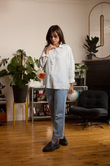 Chemise en lin blanche femme