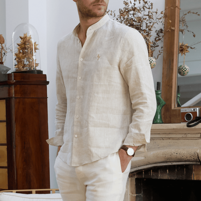 Smoking Chemise Blanche Soirée Homme Model Surchemise Lin Homme
