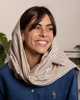 Foulard en lin