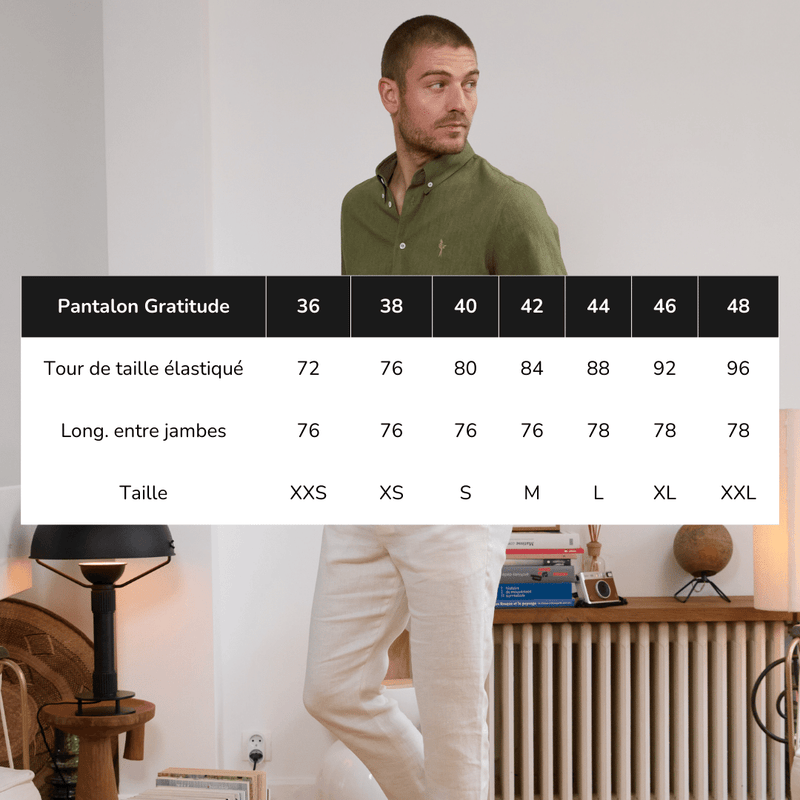 Taille pantalon homme 48 hotsell