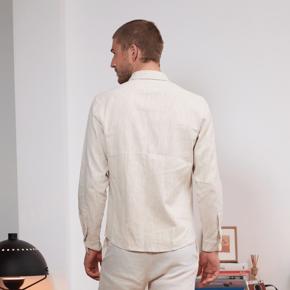 Chemise Homme En Soie 100% - Marque CREME DE SILK - Taille X-LARGE - Neuf Avec étiquette
